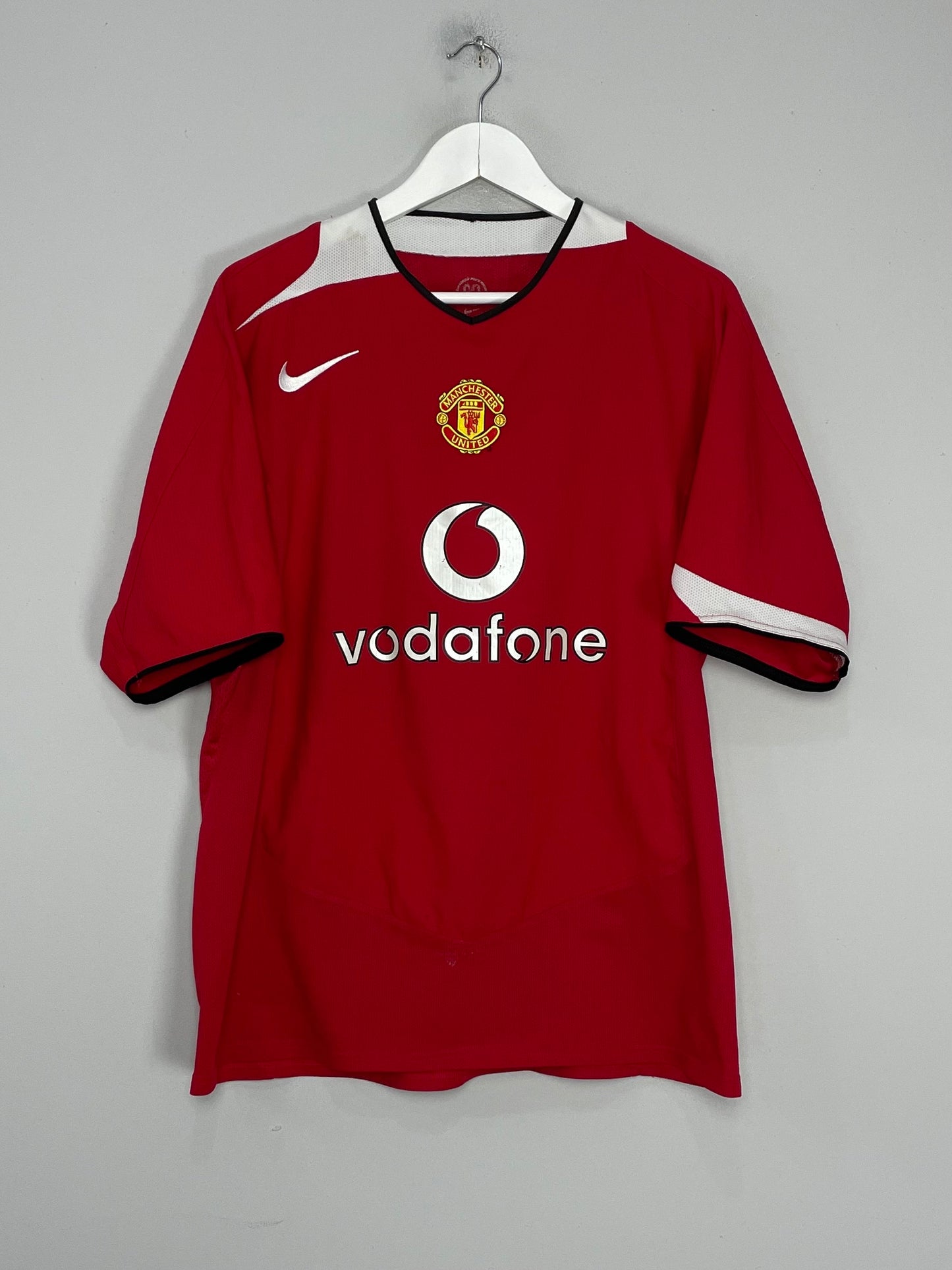 2004/06 MANCHESTER UNITED V.NIESTELROOY #10 HOME SHIRT (L) NIKE