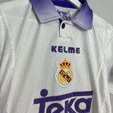 1997/98 REAL MADRID SUKER #9 HOME SHIRT (XS) KELME