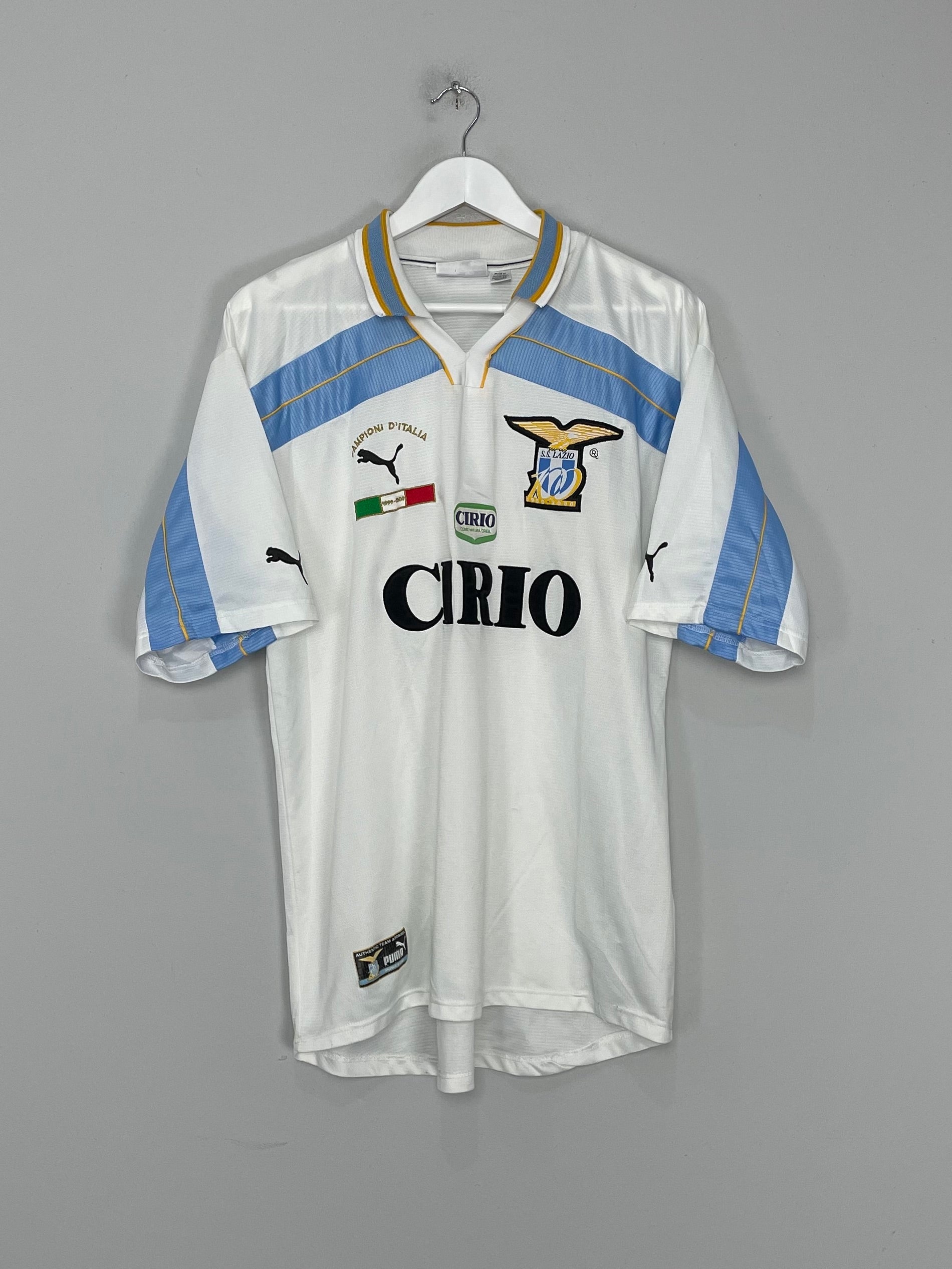 1999/00 LAZIO *CENTENARY* HOME SHIRT (XL) PUMA