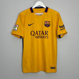 2015/16 BARCELONA MESSI #10 AWAY SHIRT (M) NIKE