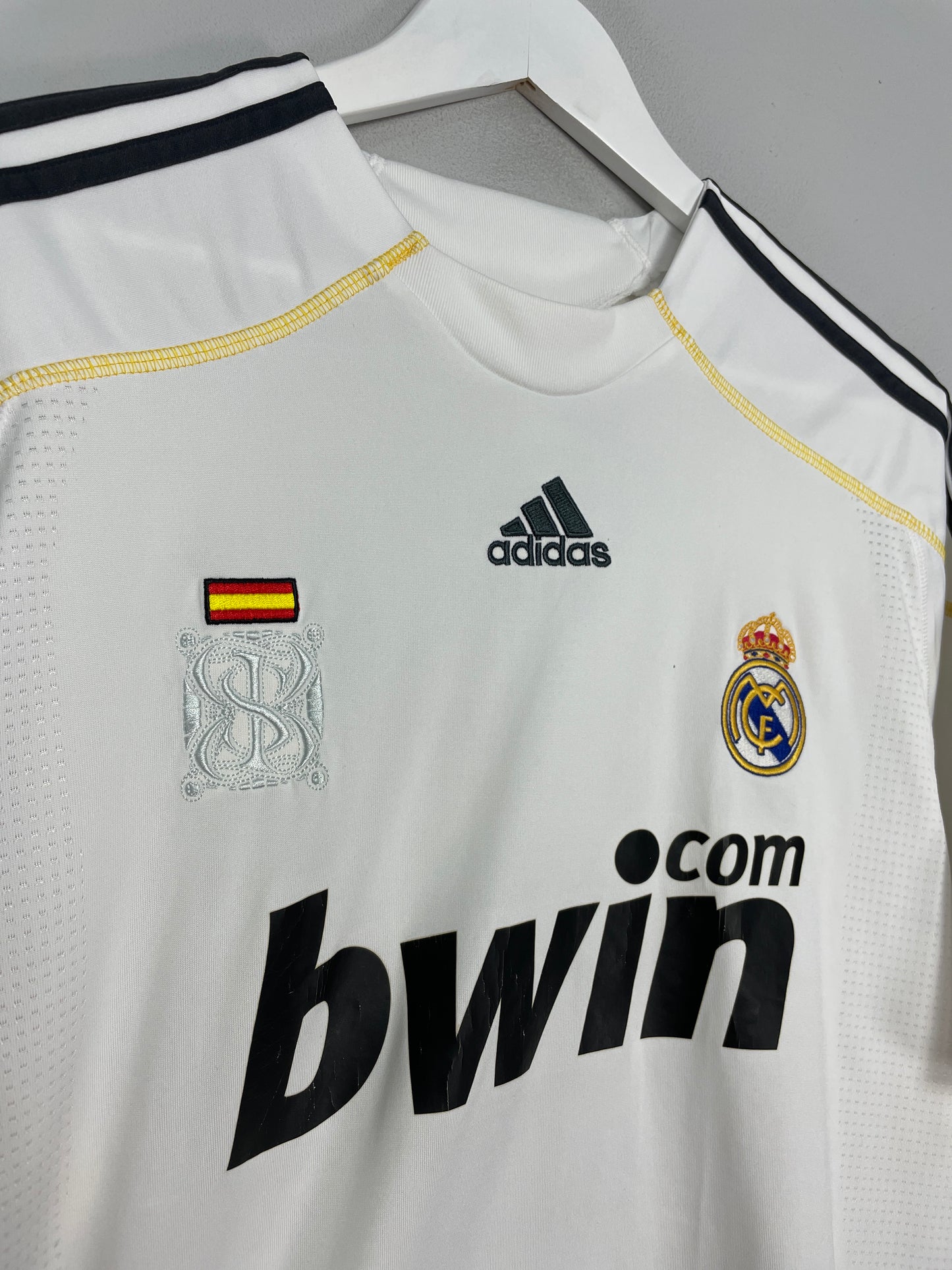 2009/10 REAL MADRID RONALDO #9 HOME SHIRT (L) ADIDAS