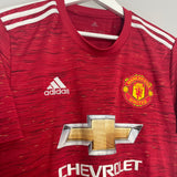 2020/21 MANCHESTER UNITED FERNANDES #18 HOME SHIRT (L) ADIDAS