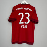 2015/16 BAYERN MUNICH VIDAL #23 HOME SHIRT (XL) ADIDAS