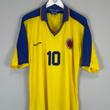 1997/98 COLOMBIA ASPRILLA #10 HOME SHIRT (XL) REEBOK