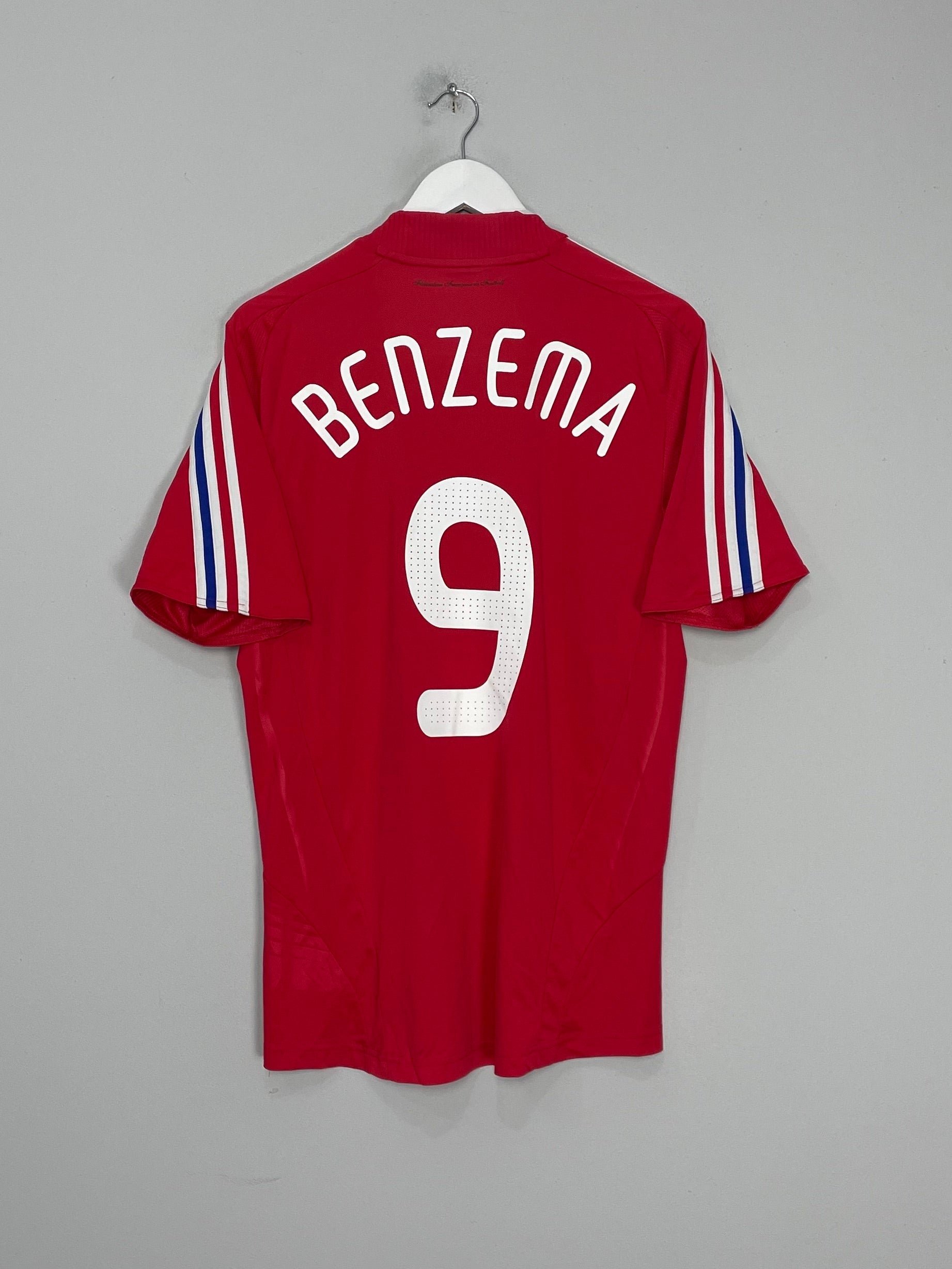 2008/09 FRANCE BENZEMA #9 AWAY SHIRT (M) ADIDAS