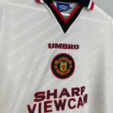 1996/97 MANCHESTER UNITED CANTONA #7 AWAY SHIRT (XXL) UMBRO