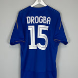 2005/06 CHELSEA DROGBA #15 *CENTENARY* HOME SHIRT (XXL) UMBRO