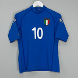 2000/02 ITALY TOTTI #10 HOME SHIRT (S) KAPPA