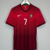 2014/15 PORTUGAL RONALDO #7 HOME SHIRT (L) NIKE