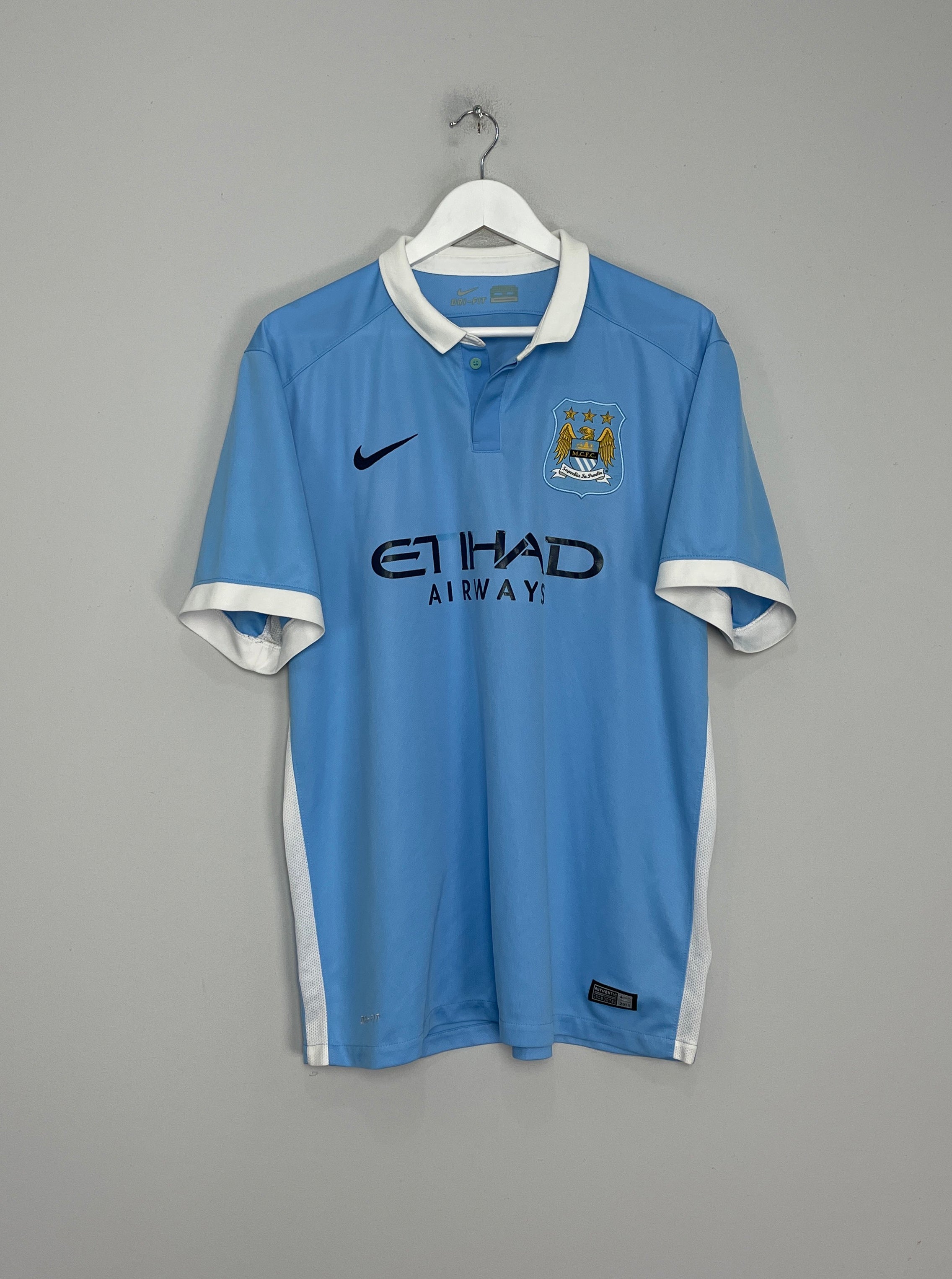 2015/16 MANCHESTER CITY HOME SHIRT (XL) NIKE