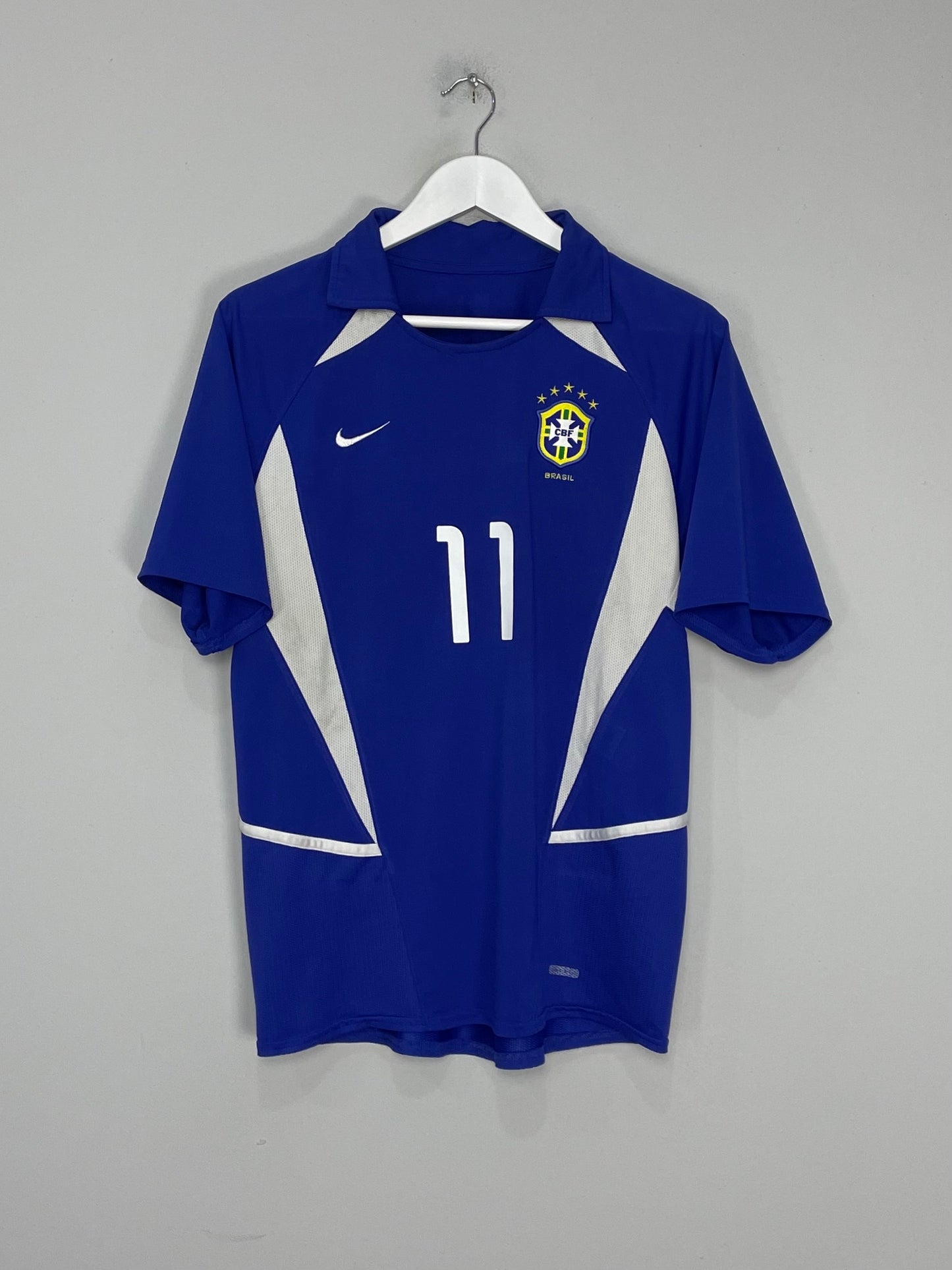 CULT KITS - 2002/04 BRAZIL RONALDINHO #10 AWAY SHIRT (M) NIKE – Cult Kits