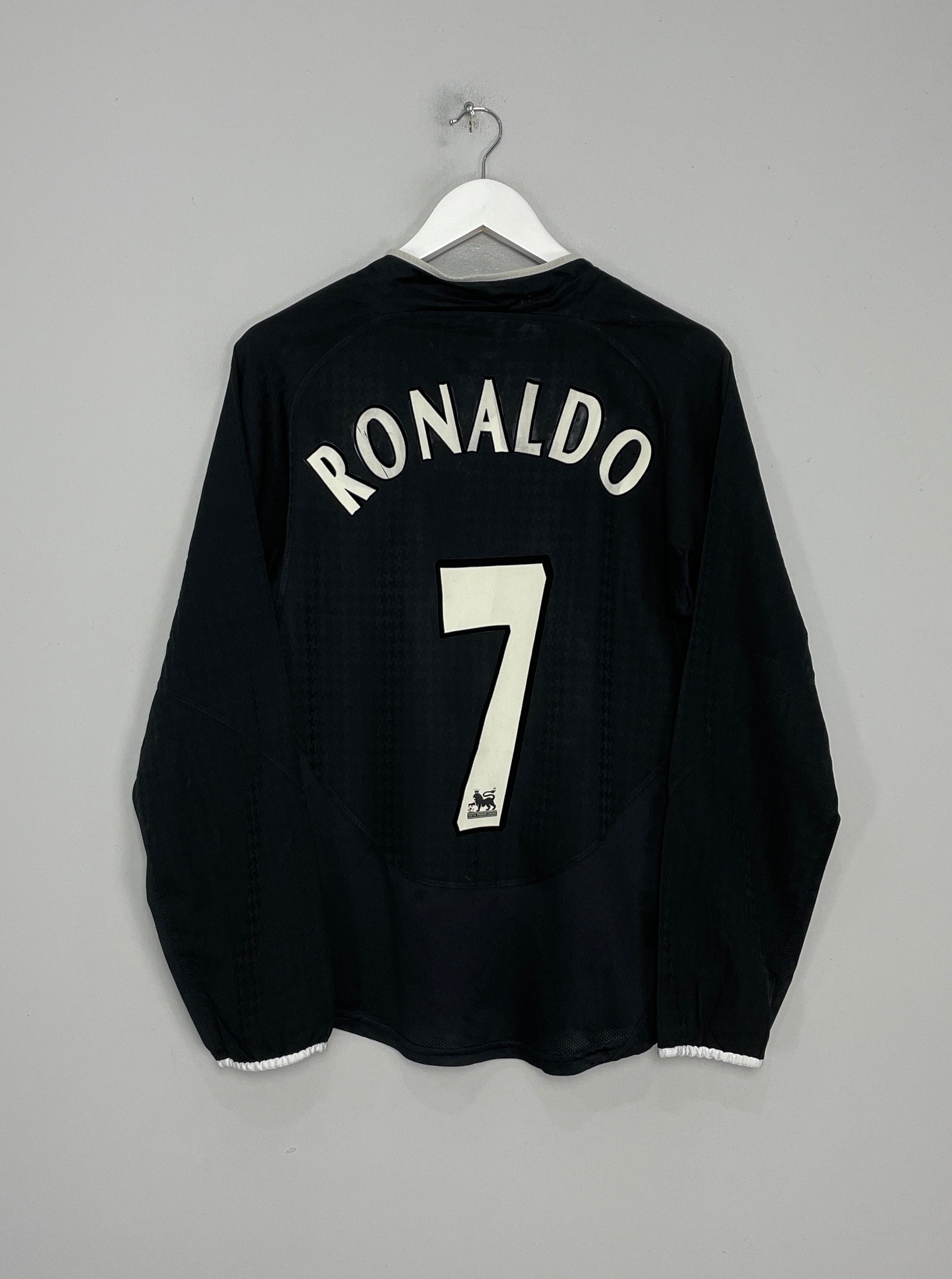 2003/05 MANCHESTER UNITED RONALDO #7 L/S AWAY SHIRT (S) NIKE