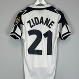 1998/99 JUVENTUS ZIDANE #21 AWAY SHIRT (S) KAPPA