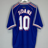 1998/00 FRANCE ZIDANE #10 HOME SHIRT (XL) ADIDAS