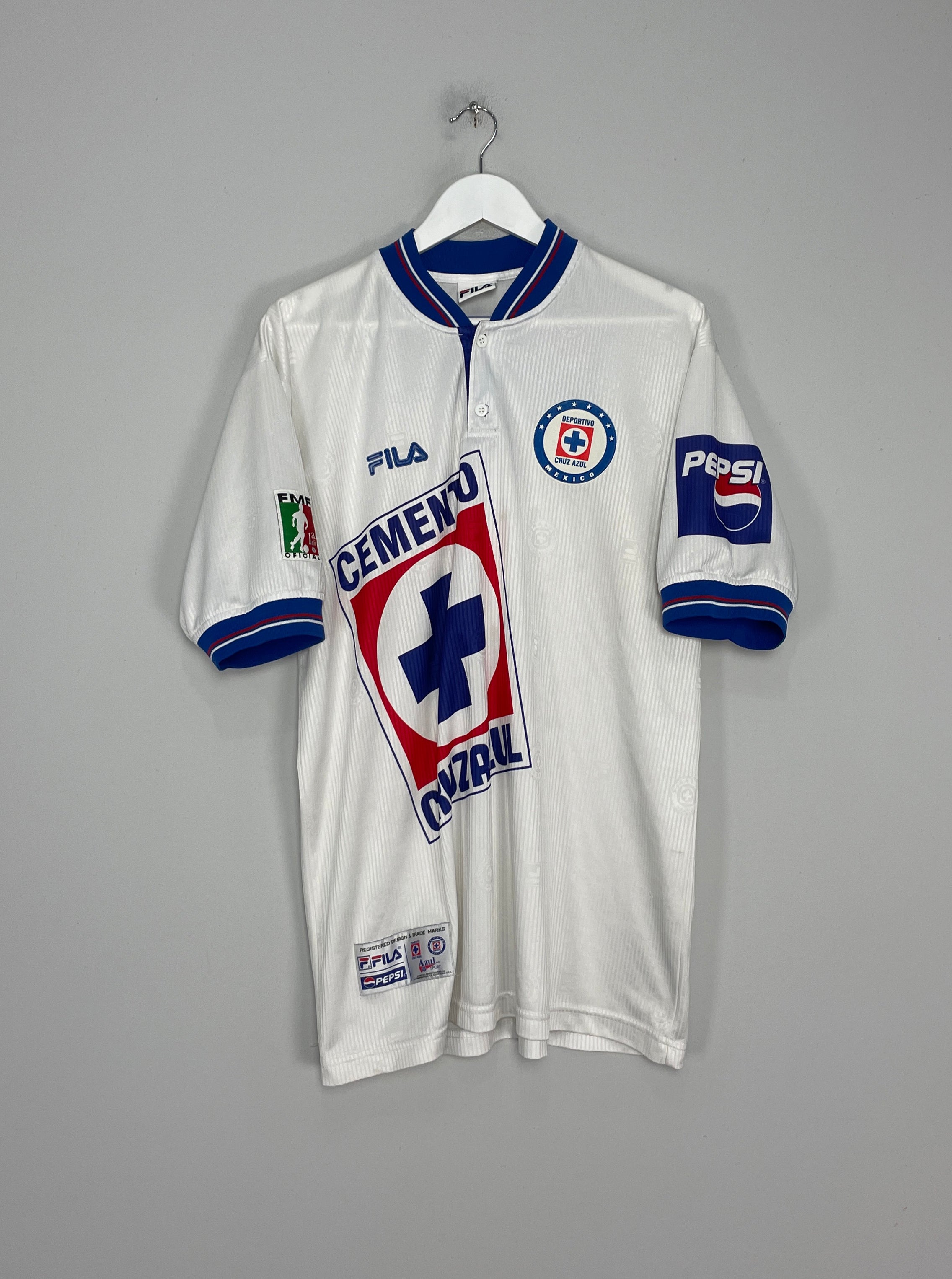 1999/00 CRUZ AZUL AWAY SHIRT (L) FILA