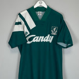 1991/92 LIVERPOOL AWAY SHIRT (L) ADIDAS