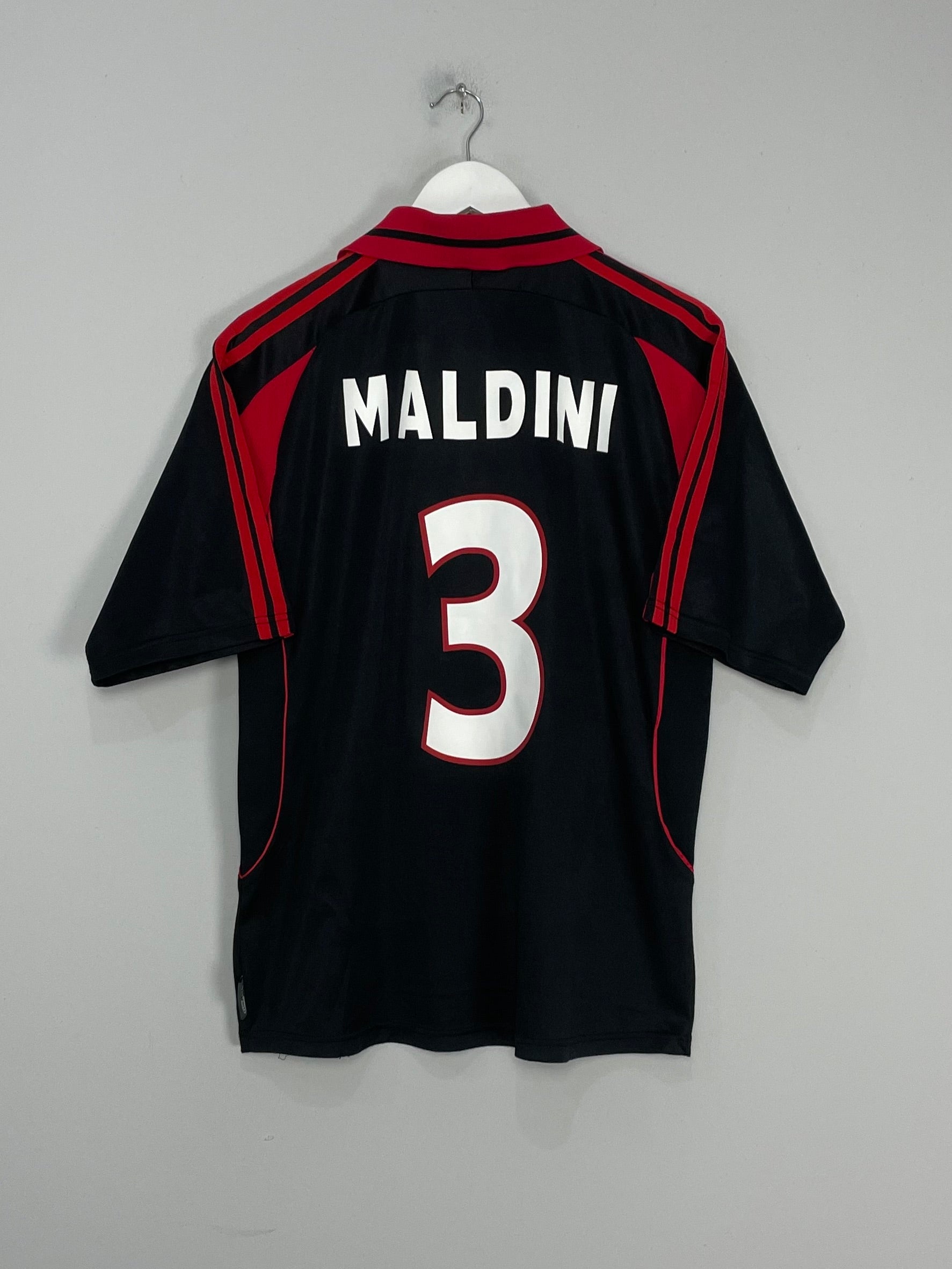 2000/01 AC MILAN MALDINI #3 THIRD SHIRT (M) ADIDAS