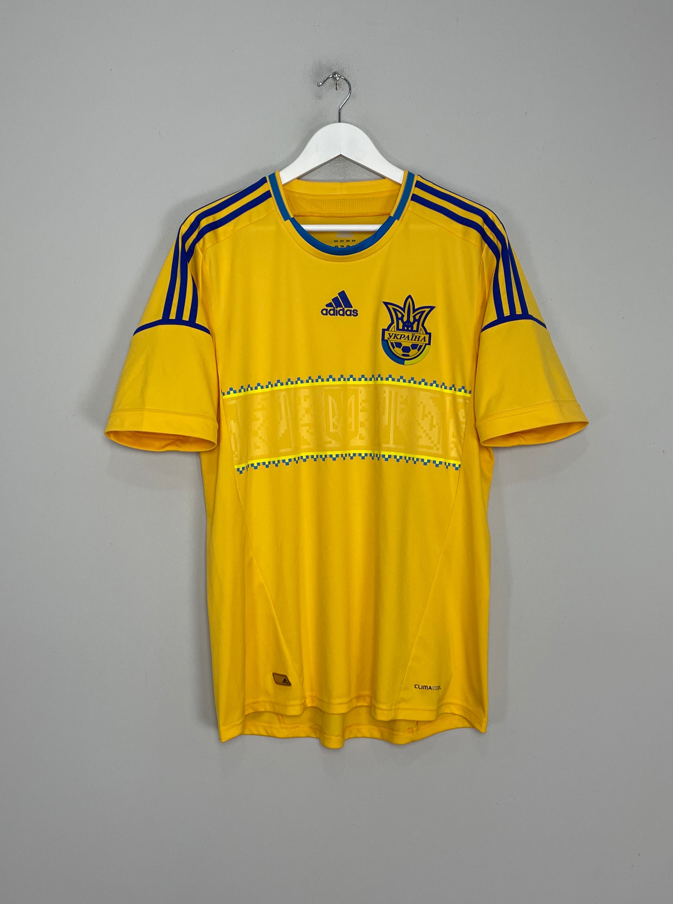 2012/13 UKRAINE HOME SHIRT (L) ADIDAS