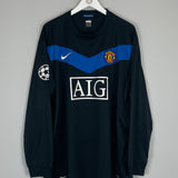 2009/10 MANCHESTER UNITED MACHEDA #41 L/S C/L AWAY SHIRT (XXXL) NIKE