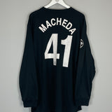 2009/10 MANCHESTER UNITED MACHEDA #41 L/S C/L AWAY SHIRT (XXXL) NIKE