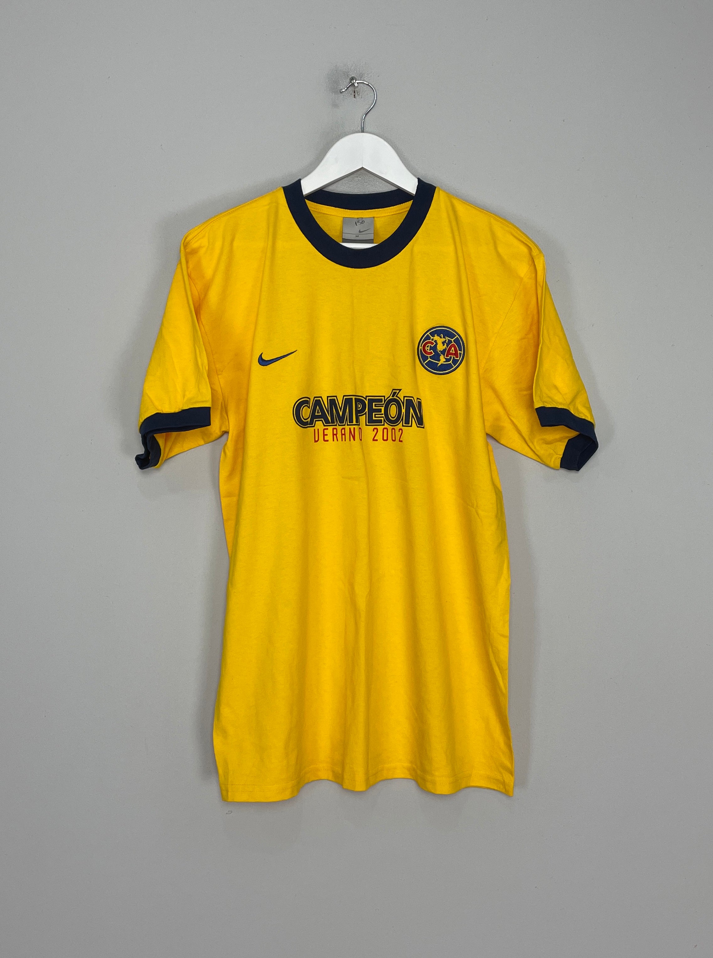 CULT KITS - 2002/03 CLUB AMERICA 'CHAMPIONS' T-SHIRT (M) NIKE