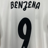 2018/19 REAL MADRID BENZEMA #9 HOME SHIRT (XL) ADIDAS