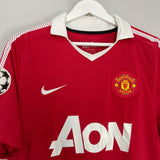 2010/11 MANCHESTER UNITED CHICHARITO #14 C/L HOME SHIRT (L) NIKE