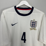 2013/14 ENGLAND GERRARD #4 *150 YEAR* HOME SHIRT (XL) NIKE