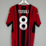 2021/22 AC MILAN TONALI #8 HOME SHIRT (L) PUMA