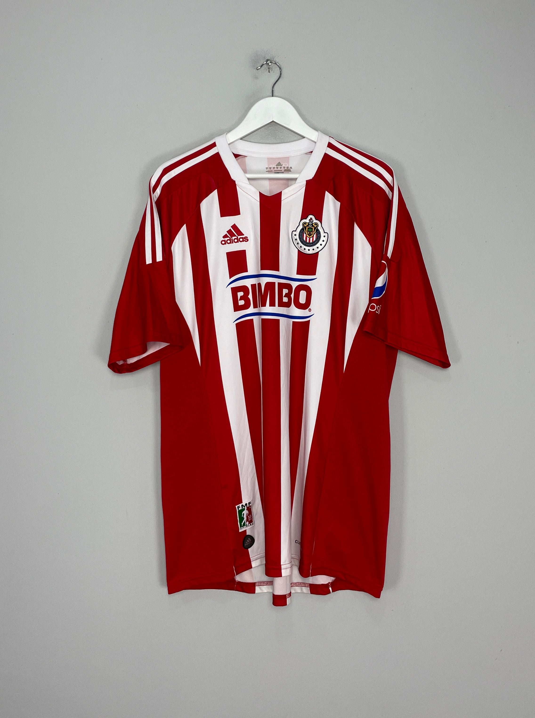 2011/12 CHIVAS GUADALAJARA HOME SHIRT (XL) ADIDAS