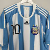 2011/12 ARGENTINA MESSI #10 HOME SHIRT (XL) ADIDAS