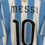 2011/12 ARGENTINA MESSI #10 HOME SHIRT (XL) ADIDAS