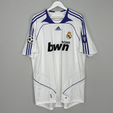 2007/08 REAL MADRID V.NISTELROOY #17 C/L HOME SHIRT (XL) ADIDAS