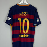 2015/16 BARCELONA MESSI #10 HOME SHIRT (L) NIKE