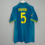 2007/09 BARCELONA PUYOL #5 AWAY SHIRT (XL) NIKE