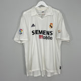 2002/03 REAL MADRID RONALDO #11 *CENTENARY* HOME SHIRT (XL) ADIDAS