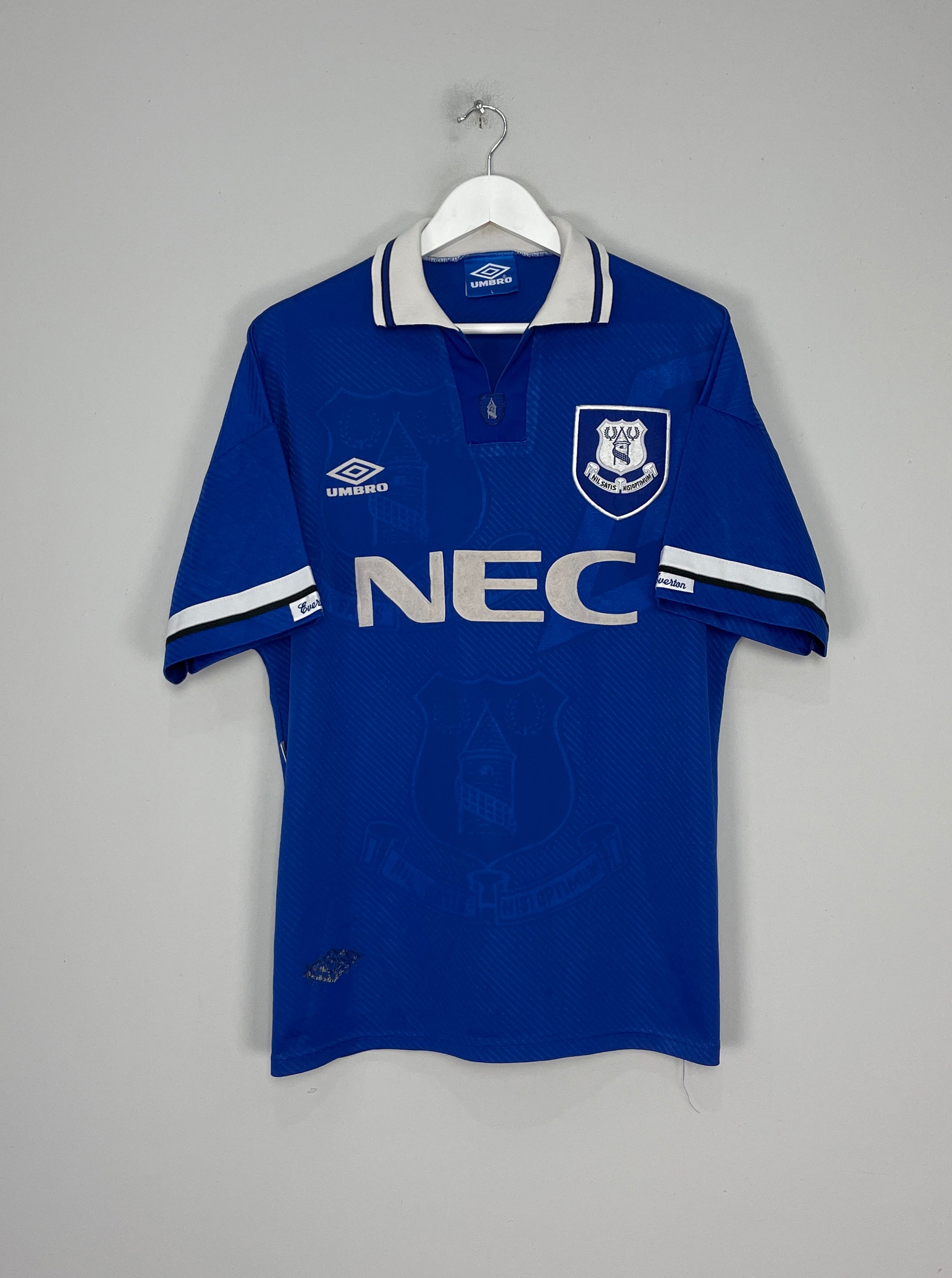 1993/95 EVERTON HOME SHIRT (L) UMBRO