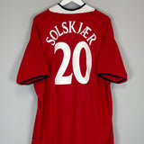 2000/02 NORWAY SOLSKJAER #20 HOME SHIRT (XXL) UMBRO