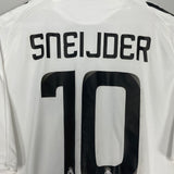 2008/09 REAL MADRID SNEIJDER #10 *PLAYER ISSUE* HOME SHIRT (XL) ADIDAS