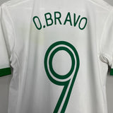 2006/07 MEXICO O.BRAVO #9 *PLAYER ISSUE + SQUAD SIGNED* AWAY SHIRT (M) NIKE