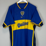 2001/03 BOCA JUNIORS HOME SHIRT (L) NIKE