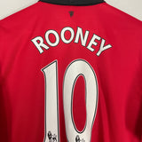 2013/14 MANCHESTER UNITED ROONEY #10 HOME SHIRT (XL) NIKE