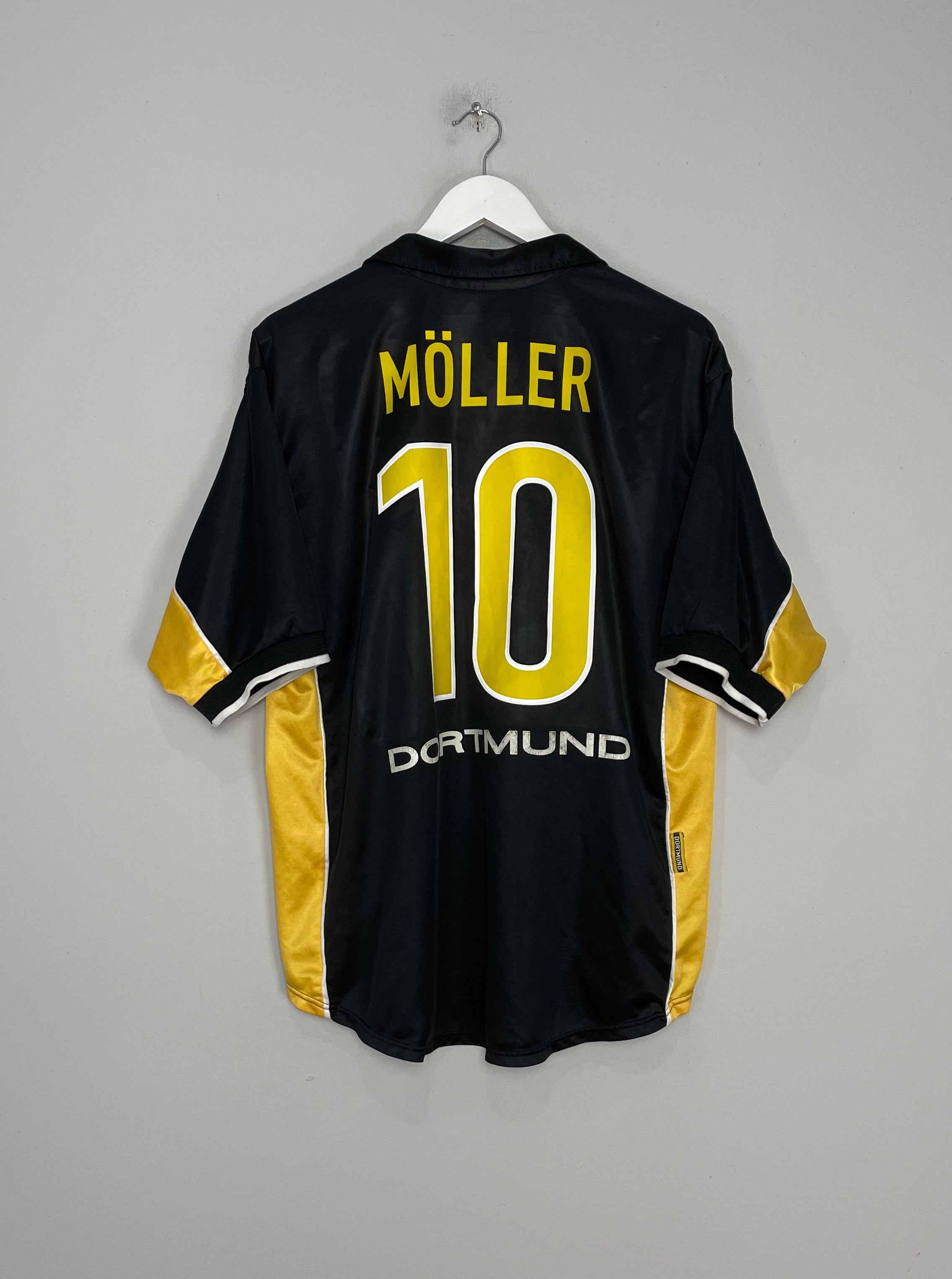 1998/00 DORTMUND MOLLER #10 AWAY SHIRT (L) NIKE