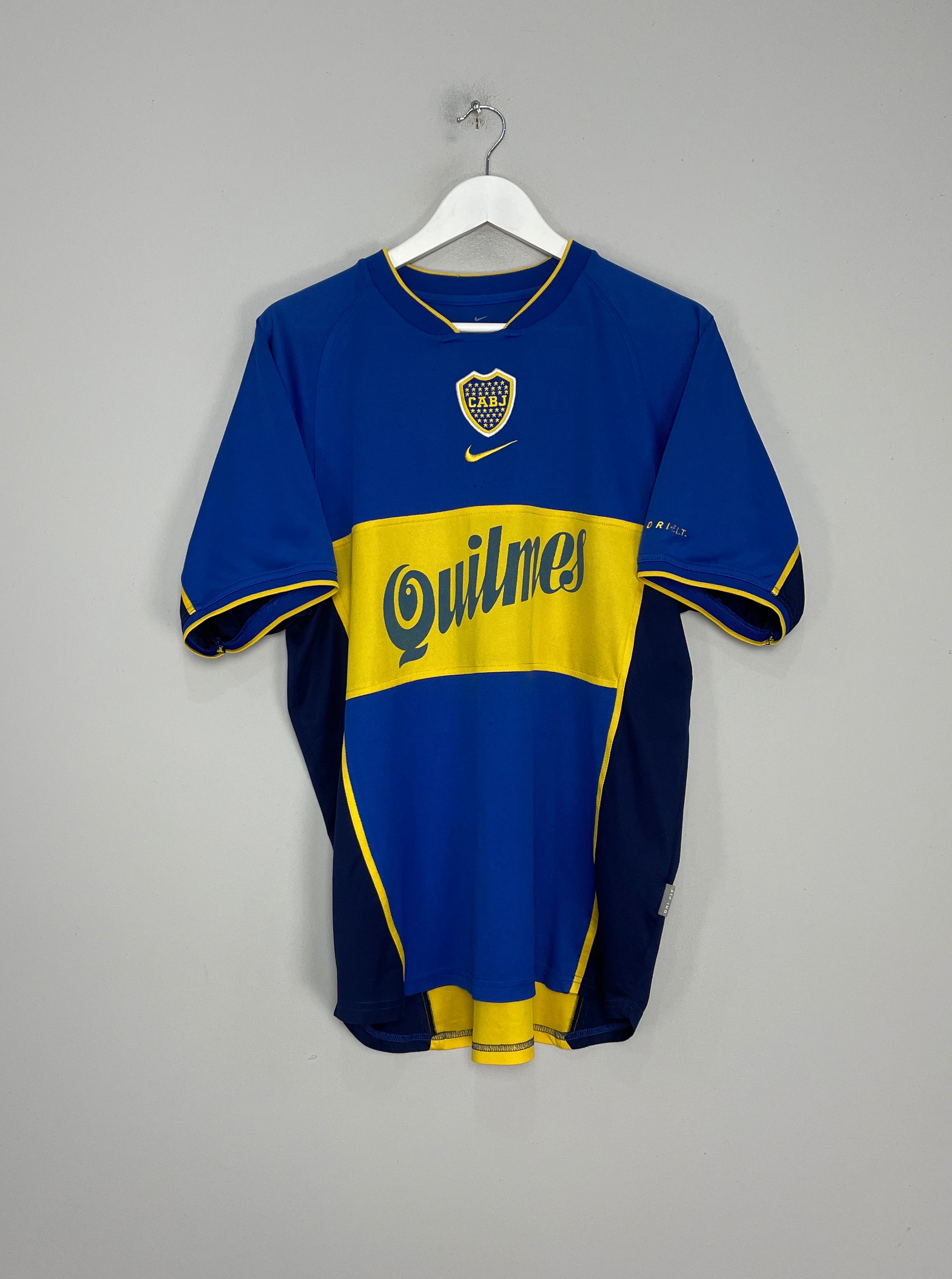 2001/02 BOCA JUNIORS HOME SHIRT (L) NIKE