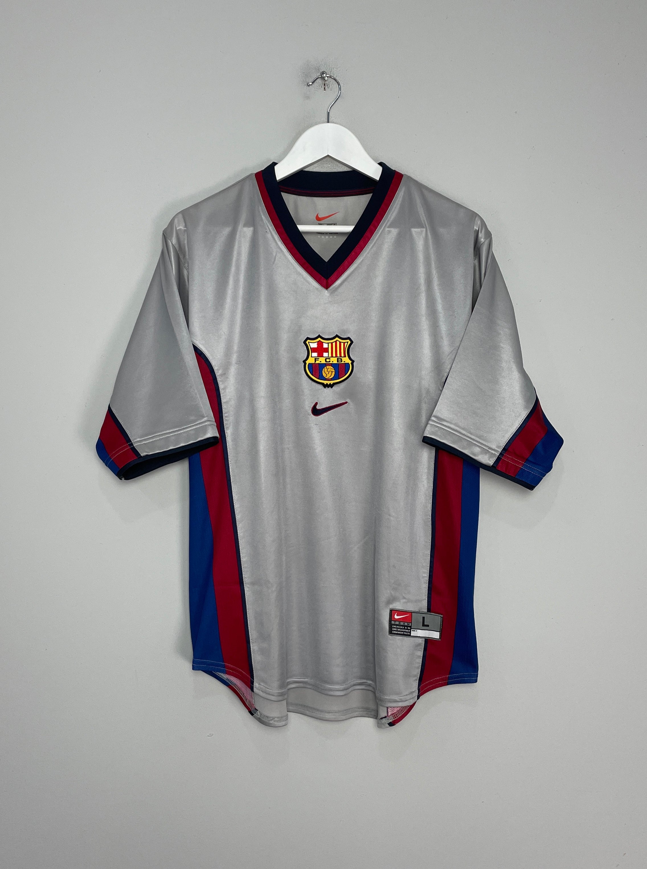 1998/01 BARCELONA AWAY SHIRT (L) NIKE