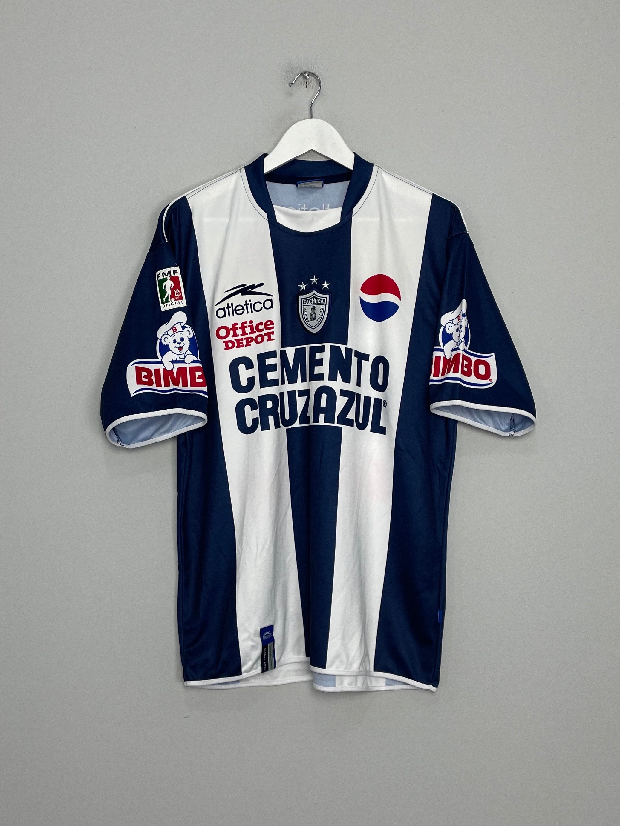 2003/04 PACHUCA HOME SHIRT (M) ATLETICA