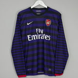 2012/13 ARSENAL S.CAZORLA #19 L/S AWAY SHIRT (M) NIKE