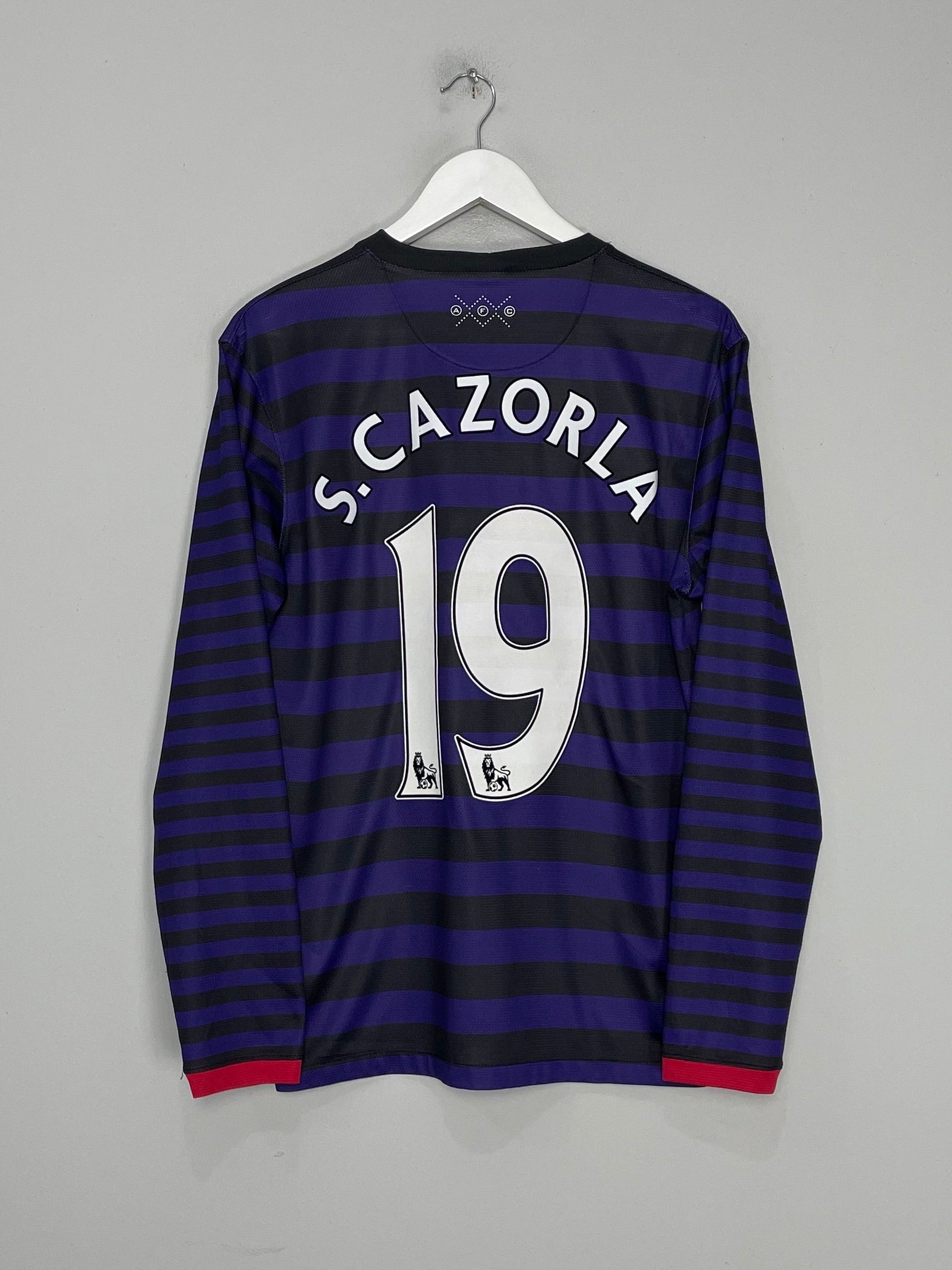 2012/13 ARSENAL S.CAZORLA #19 L/S AWAY SHIRT (M) NIKE