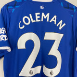 2019/20 EVERTON COLEMAN #23 HOME SHIRT (L) UMBRO