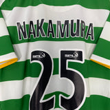 2008/09 CELTIC NAKAMURA #25 HOME SHIRT (L) NIKE